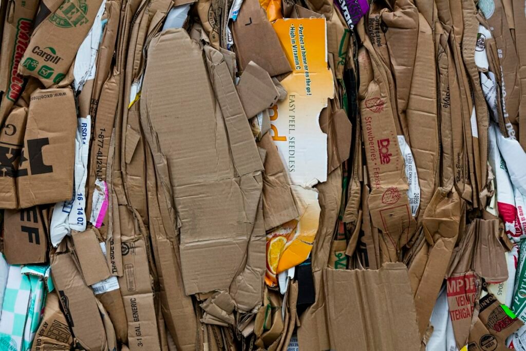 Cardboard scrap